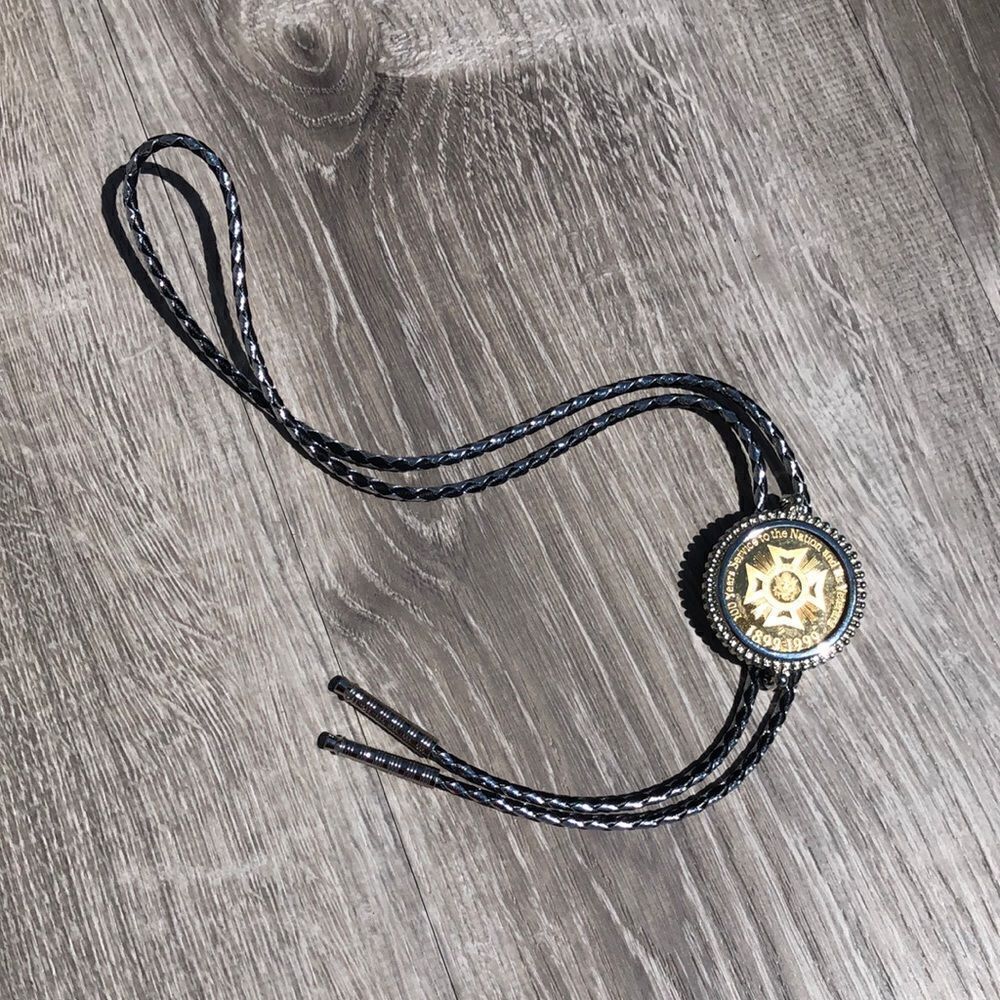 100 year service veterans bow tie